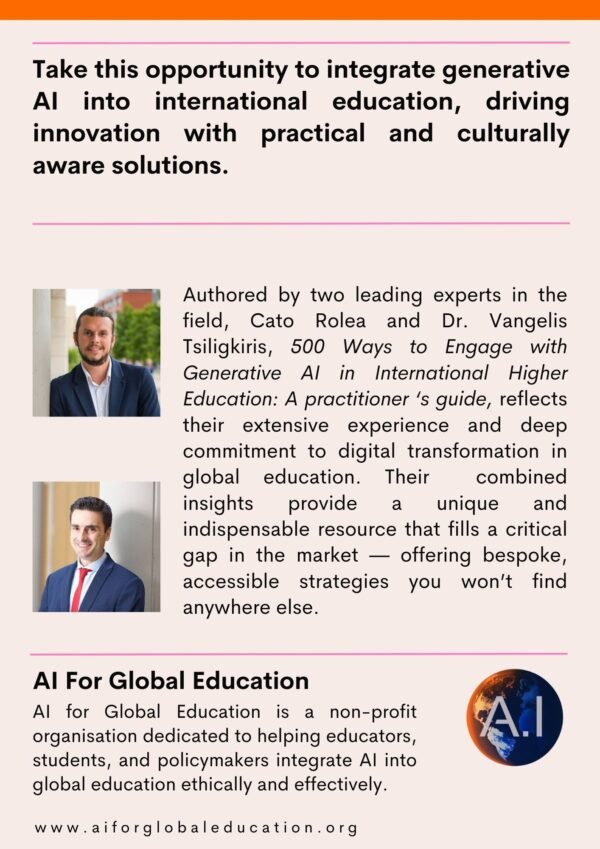 500 Ways to Engage with Generative AI in International Higher Education: A Practitioner's Guide - Image 3
